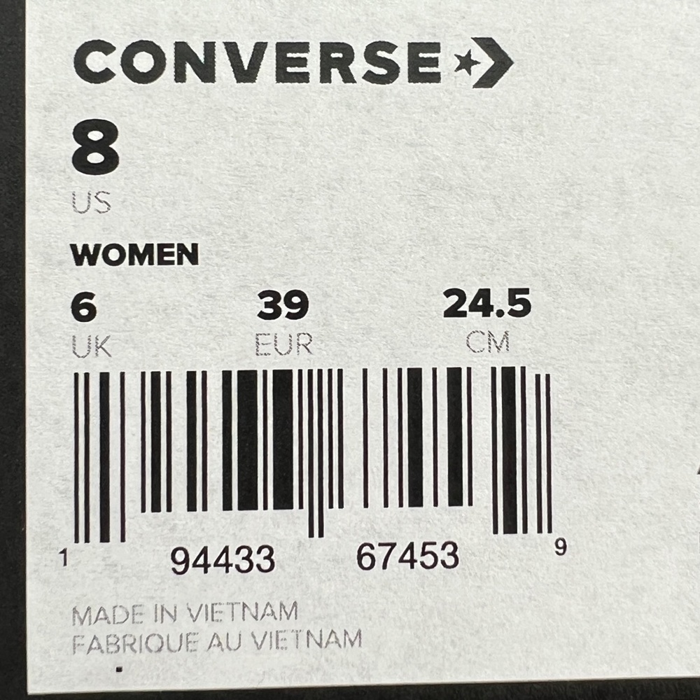 NWT Converse Chuck Taylor All Star Women’s Shoes - Picture 10 of 11
